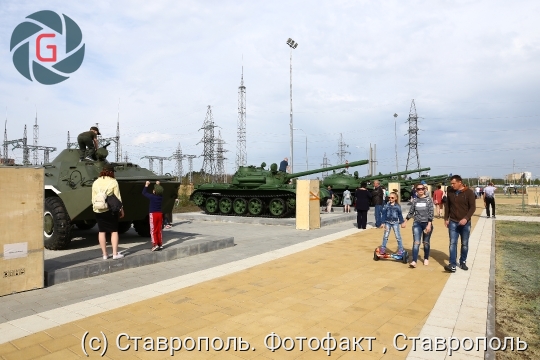 Парк военной техники "Патриот". Открытие.