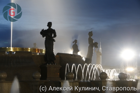 Светомузыкальный фонтан Ставрополь